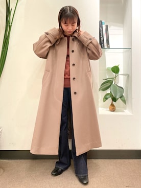 「かぐれ（カグレ）のアイテム（その他アウター）」を使った、ホンダ マユさん（レディース・152cm）の秋コーディネート