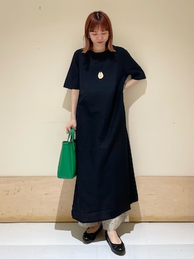 「ドットパンツ」｜ホンダ マユさん（レディース・152cm）の春コーディネート