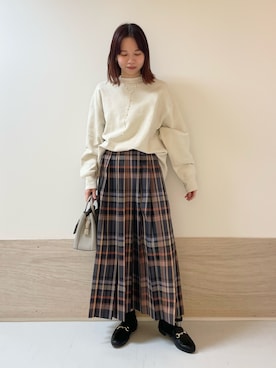 ホンダ マユさん(レディース・152cm)の冬コーディネート