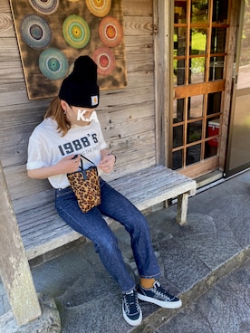 「UNIQLO（ユニクロ）の50色ソックス（消臭機能付き）（ソックス/靴下）」を使った、K.Aさん（レディース・150cm）の秋コーディネート