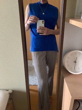 「LOWRYS FARM（ローリーズファーム）のコインネックレス　946649（ネックレス、シルバー系）」を使った、関西ガールさん（レディース・161cm）の夏コーディネート