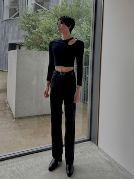 「HELMUT LANG（ヘルムートラング）のアイテム（トップス）」を使った、りょうた  /  RYOTAさん（メンズ・174cm）の秋コーディネート