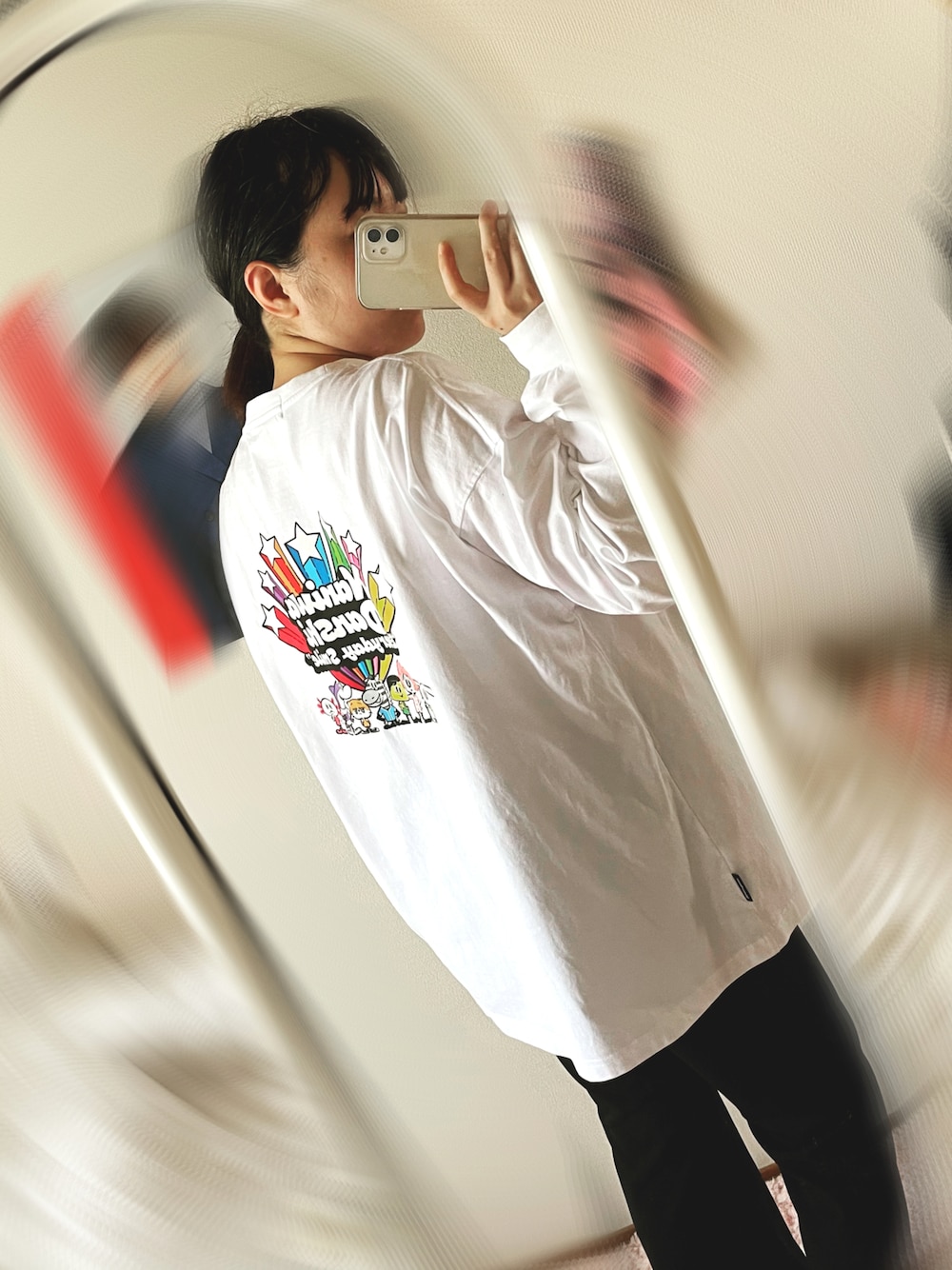 「なにわ男子コラボGU、GU、大橋和也」｜「GUのアイテム（その他パンツ、ブラック系）」を使った、あさみさん（レディース・156cm）の夏コーディネートの1枚目の写真