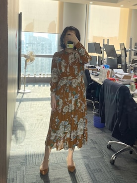 「Ameri（アメリ）のアイテム」を使った、shizukaさん（レディース・169cm）の秋コーディネート
