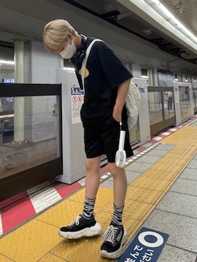 「NERDY（ノルディ）のアイテム」を使った、たくみさん（メンズ・162cm）の夏コーディネート