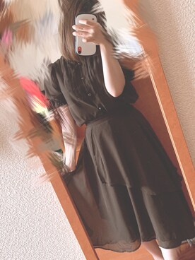 「ANDGEEBEE（アンジービー）のアイテム」を使った、himenaさん（レディース・149cm）の夏コーディネート