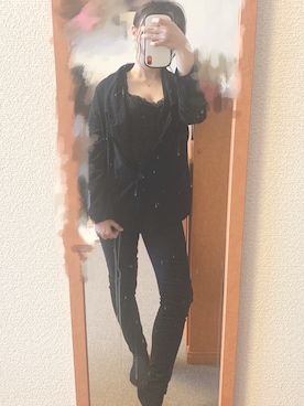 「GRL（グレイル）のアイテム（セットアップ）」を使った、himenaさん（レディース・149cm）の夏コーディネート