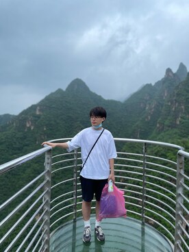 「日系极简」｜Zeigler Wongさん（メンズ・170cm）の夏コーディネート