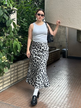 「BEAMS（ビームス）のアイテム（ファッション雑貨）」を使った、ハナさん（レディース・162cm）の夏コーディネート