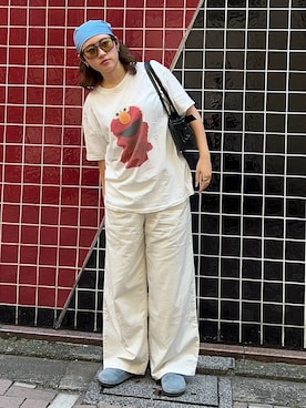「H&M（エイチ・アンド・エム）のアイテム」を使った、ハナさん（レディース・162cm）の夏コーディネート