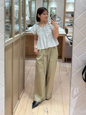 「mystic（ミスティック）のアイテム（シューズ）」を使った、mamiさん（レディース・158cm）の春コーディネート