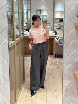 「mystic（ミスティック）のアイテム（シューズ）」を使った、mamiさん（レディース・158cm）の春コーディネート
