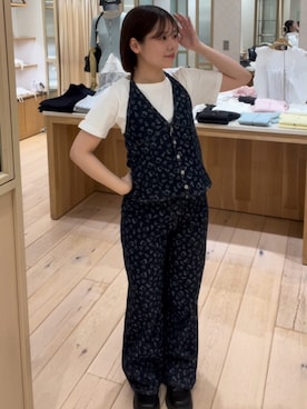 「アイテム（セットアップ）」を使った、mamiさん（レディース・158cm）の春コーディネート