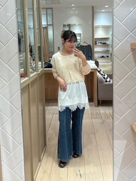 「アイテム（シュシュ）」を使った、mamiさん（レディース・158cm・20代）の冬コーディネート