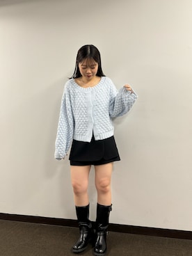 「アイテム（ブーツ）」を使った、mamiさん（レディース・158cm）の夏コーディネート