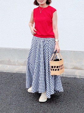 𝚝𝚘𝚞.𝚊さん（レディース・152cm）の夏コーディネート