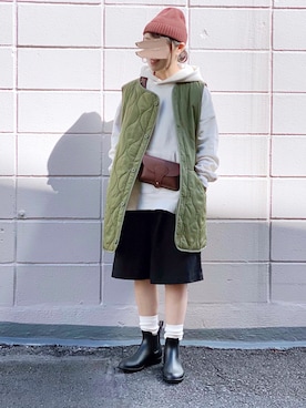 「NOMBRE IMPAIR（ノンブルアンペール）のアイテム（ショルダーバッグ）」を使った、𝚝𝚘𝚞.𝚊さん（レディース・152cm）の秋コーディネート