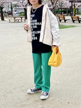 𝚝𝚘𝚞.𝚊さん（レディース・152cm）の春コーディネート