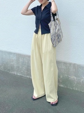 「アイテム（ブレスレット）」を使った、𝚝𝚘𝚞.𝚊さん（レディース・152cm）の夏コーディネート