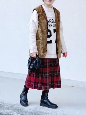 𝚝𝚘𝚞.𝚊さん(レディース・152cm)の冬コーディネート