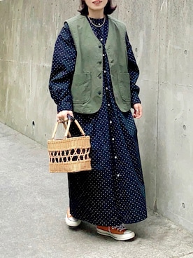 𝚝𝚘𝚞.𝚊さん（レディース・152cm）の春コーディネート