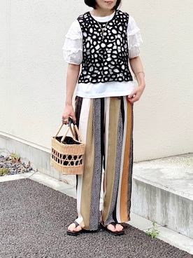 𝚝𝚘𝚞.𝚊さん（レディース・152cm）の夏コーディネート