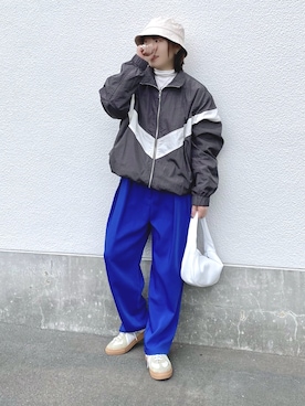 「ISOOK（アイスー）のアイテム（バッグ）」を使った、𝚝𝚘𝚞.𝚊さん（レディース・152cm）の春コーディネート