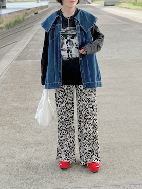 「wee9s（ウィークス）のアイテム」を使った、𝚝𝚘𝚞.𝚊さん（レディース・152cm）の春コーディネート