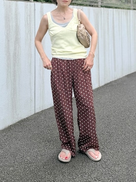 「RODE SKO（ロデスコ）のアイテム」を使った、𝚝𝚘𝚞.𝚊さん（レディース・152cm）の夏コーディネート