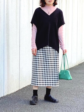 𝚝𝚘𝚞.𝚊さん(レディース・152cm)の春コーディネート