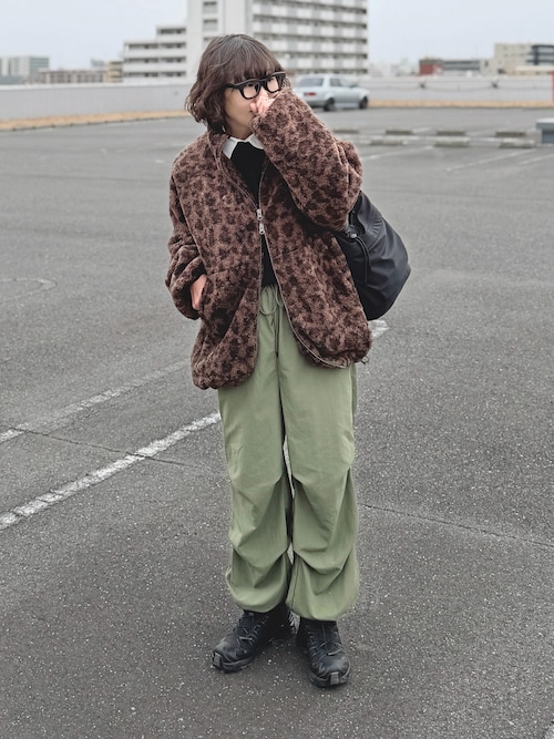 JEANASIS（ジーナシス）の「【Les Fleurs】ガラボアブルゾン/634725