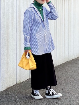 「CFT.（シフト）のアイテム（アクセサリー）」を使った、𝚝𝚘𝚞.𝚊さん（レディース・152cm）の春コーディネート