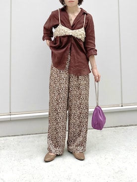 「A part by（アパートバイ）のアイテム」を使った、𝚝𝚘𝚞.𝚊さん（レディース・152cm）の秋コーディネート