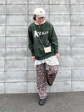 「wee9s（ウィークス）のアイテム」を使った、𝚝𝚘𝚞.𝚊さん（レディース・152cm）の冬コーディネート