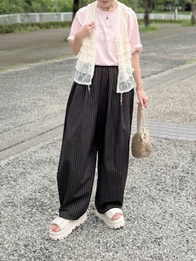 𝚝𝚘𝚞.𝚊さん（レディース・152cm）の夏コーディネート