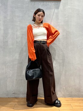 「PBLIM（ページボーイリム）のアイテム（サンダル）」を使った、はましおさん（レディース・158cm）の夏コーディネート