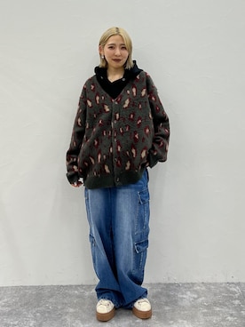 「PBLIM（ページボーイリム）のアイテム（パーカー）」を使った、はましおさん（レディース・158cm）の秋コーディネート