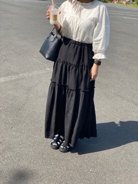 「D*g*y（ディージーワイ）のアイテム」を使った、minaさん（レディース・153cm）の春コーディネート