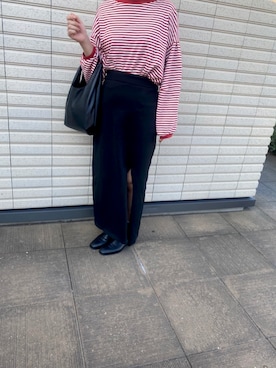 「RAG MACHINE（ラグマシーン）のアイテム」を使った、minaさん（レディース・153cm）の秋コーディネート