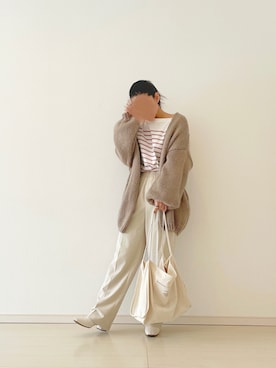 「chocomee（チョコミー）のアイテム（バッグ）」を使った、yuri*さん（レディース・152cm）の春コーディネート