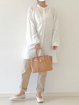 「chocomee（チョコミー）のアイテム（パンツ）」を使った、yuri*さん（レディース・152cm）の秋コーディネート