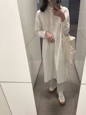 「IDEE（イデー）のアイテム（バッグ）」を使った、ShiroMaruさん（レディース・168cm）の秋コーディネート