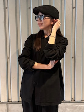 「アイテム（ブレスレット）」を使った、ShiroMaruさん（レディース・168cm）の秋コーディネート