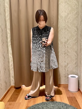 「fu-dueka::（エーカ）のアイテム」を使った、真 花さん（レディース・151cm）の夏コーディネート