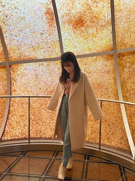 「index（インデックス）のアイテム（ジャケット/アウター）」を使った、risaさん（レディース・157cm）の春コーディネート