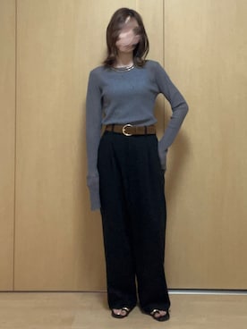 「anuke（アンヌーク）のアイテム」を使った、 ひまめ🫘さん（レディース・148cm）の春コーディネート