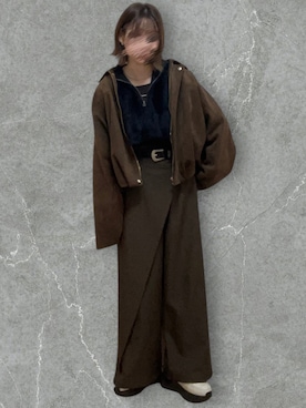 「秋服コーデ」｜ ひまめ🫘さん（レディース・148cm）の冬コーディネート