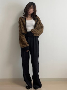 「OpenCLOSE（オープンクローズ）のアイテム（パンツ）」を使った、 ひまめ🫘さん（レディース・148cm）の秋コーディネート