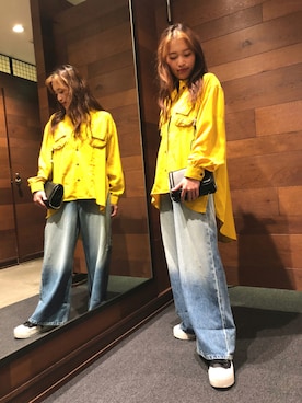「diesel」｜知奈津さん（レディース・156cm）の夏コーディネート