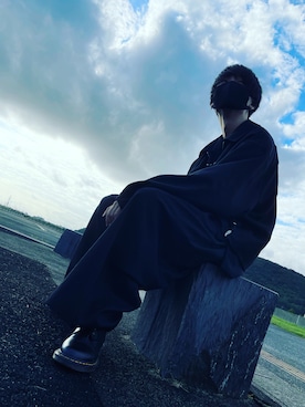 「act'm（アクトム）のアイテム（ブルゾン）」を使った、ユウユウさん（メンズ・175cm）の秋コーディネート